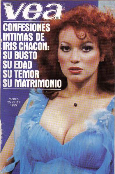 Iris Chacón, en una portada de los años setenta.