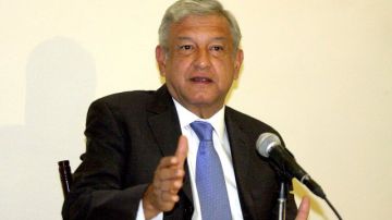 El candidato presidencial de la coalición Movimiento Progresista, Andrés Manuel López Obrador.