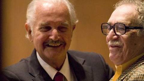 Carlos Fuentes y Gabriel García Márquez, hace casi cinco años.