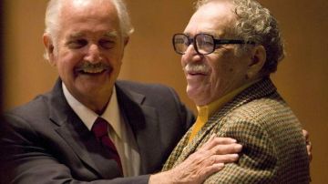 Carlos Fuentes y Gabriel García Márquez, hace casi cinco años.