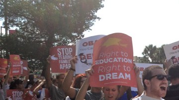 Maestros de Valencia Community College, escuelas públicas y universitarias se expresaron públicamente contra Obama.