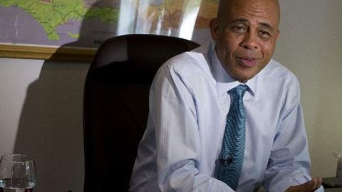 El Presidente de Haití, Michel Martelly.