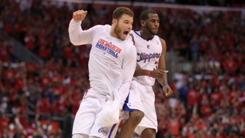 Del desempeño de sus ases Blake Griffin (izq.) y Chris Paul depende en gran parte la vida en los playoffs de los Clippers.