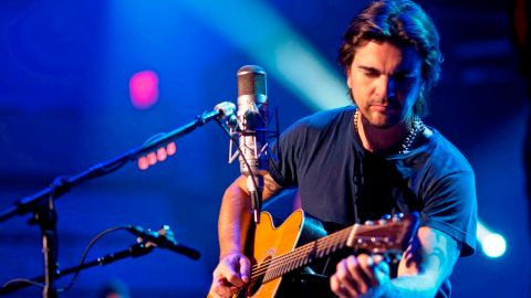 Juanes durante el MTV Unplugged.