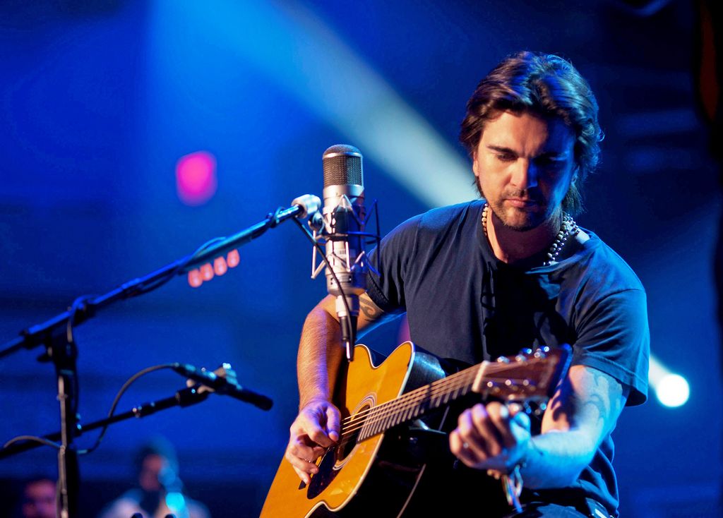 Juanes durante el MTV Unplugged.