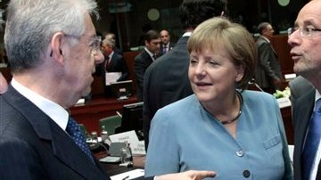 El presidente francés Hollande busca la introducción de eurobonos para paliar los efectos de la deuda.