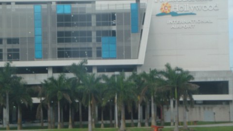 El aeropuerto internacional de Fort Lauderdale, al norte de Miami, Florida.