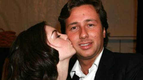 La actriz Anne Hathaway y su ex novio Raffaello Follieri.