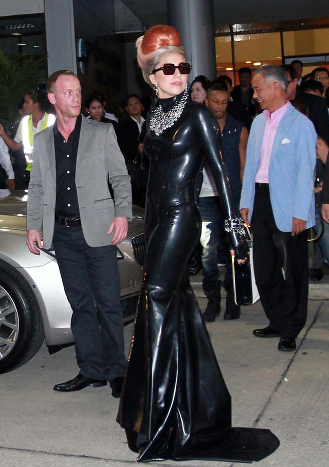 Lady Gaga en Bangkok.
