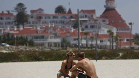 La Coronado Beach.