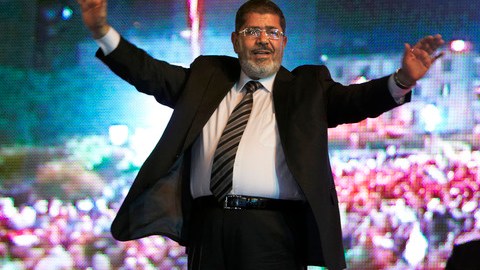 El partido islamista celebraba de manera anticipada la victoria de su candidato, aún sin cifras oficiales.
