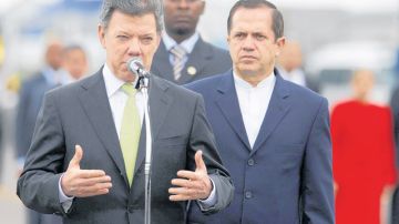 El presidente Juan Manuel Santos.