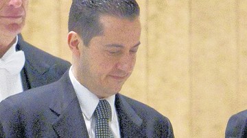 Paolo Gabriele (i), junto a su Santidad, Benedicto XVI.