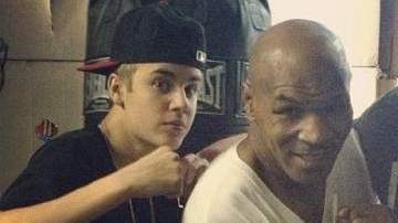 Justin Bieber parece mantener una buena amistad con Mike Tyson, quien publicó fotos junto al joven en su cuenta de Twitter.
