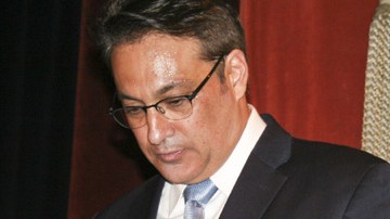 Ross Mirkarimi y su esposa Eliana López.