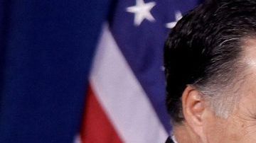 "Señor Trump, gracias por permitirnos venir a este hermoso hotel y estar con tantos amigos...", dijo Romney.