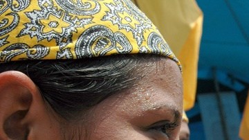 Simpatizantes realizan un mitin en apoyo al movimiento nacional estudiantil.