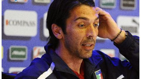 El portero de la selección italiana de fútbol, Gianluigi Buffon.