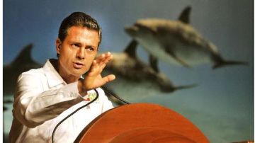 El candidato presidencial de la coalición Compromiso por México, Enrique Peña Nieto.