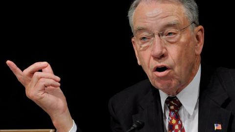 El senador republicano de EE.UU. Charles Grassley.