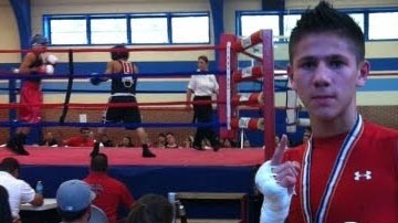 El houstoniano Eduardo García, joven campeón de Texas en Junior Olympics.