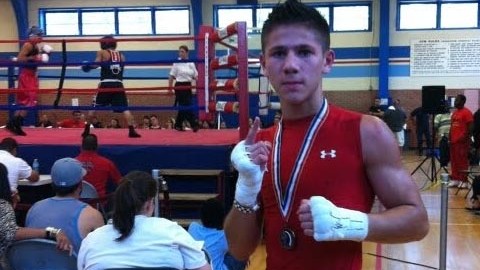 El houstoniano Eduardo García, joven campeón de Texas en Junior Olympics.