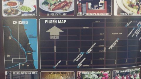 Directorio comercial de la Greater Pilsen Economic Development Association.