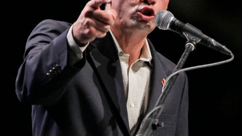 El dirigente opositor, el candidato Enrique Capriles.