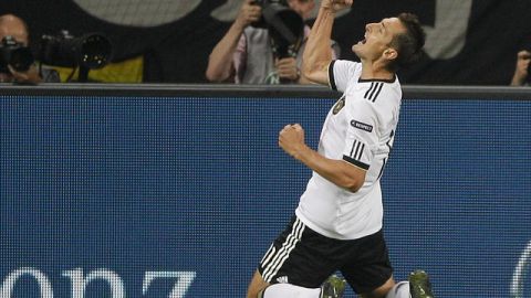 El artillero Miroslav Klose ya casi está a punto para la Eurocopa.