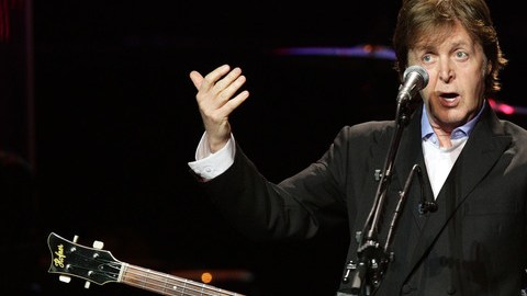 El cantante Paul McCartney.