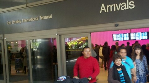 El aeropuerto de Los Angeles