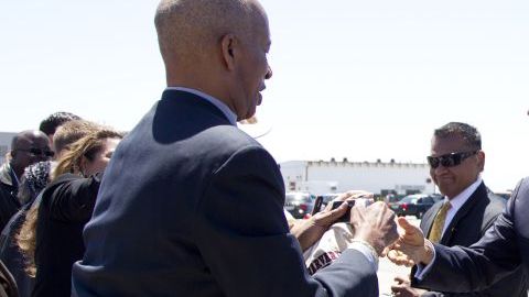 Obama en su llegada a San Francisco
