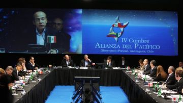 Felipe Calderón aseguró que con  la Alianza del Pacífico entre México, Colombia, Perú y Chile se abre una 'nueva era'.