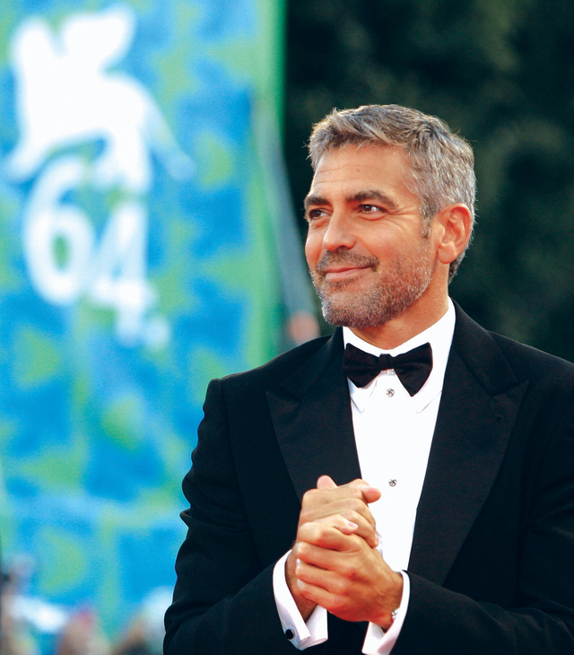Clooney se encuentra ahora grabando  la cinta 'Gravity 3D', que dirige Alfonso Cuarón.