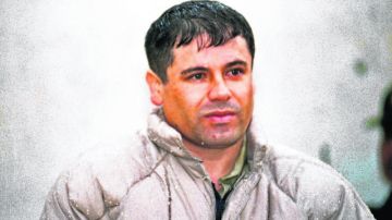 Joaquín Guzmán Loera, alias 'El Chapo Guzman',  después de su arresto y antes de escapar de la prisión.