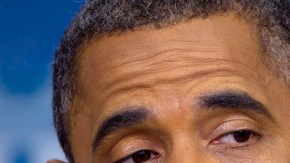 Obama daba un discurso  en D.C. en cuanto a la economía nacional, ayer.