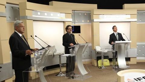 Los cuatro candidatos presidenciales que concurrirán a las elecciones mexicanas del 1 de julio