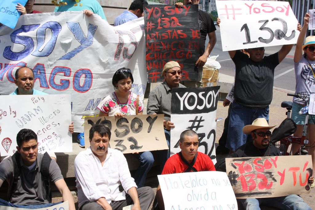 Marchan en apoyo al Yo Soy