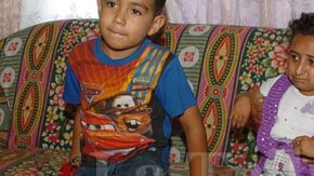 Cintia Pamela Morales con su madre y un sobrinito,