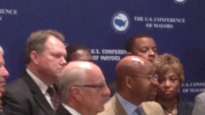 Conferencia de prensa en Orlando, Florida.