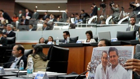 La diputada panista María Antonieta Pérez Reyes llevó también a la tribuna el asunto del brigadista del PAN, Edgar Hernández, asesinado en días pasados.