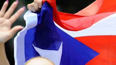 En el aniversario 47 del Desfile Puertorriqueño, que comienza en las esquinas de Columbus Dr. y Balbo Dr., el sábado 16 de junio al mediodía.