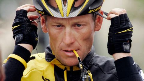 Foto de archivo de Lance Armstrong.