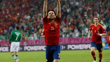 El español David Silva tiene gol y también es el mejor pasador de la Eurocopa 2012 y su entrenador dice que es el Messi de 'La Roja'.