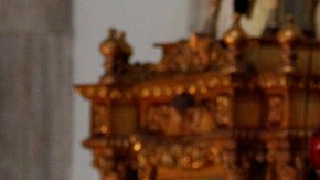 Manny Pacquiao, excampeón mundial welter de la AMB, desde el púlpito de una iglesia de Manila envió un mensaje a la feligresía que acudió a misa ayer.