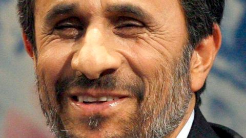 El presidente de Irán,  Mahmud Ahmadineyad.