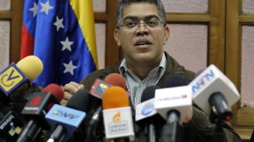 Vicepresidente venezolano, Elías Jaua,  sobre normas aprobadas vía Ley Habilitante, en  Caracas.