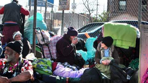 Skid Row es el símbolo perfecto de la crisis de personas sin hogar de Los Ángeles.
