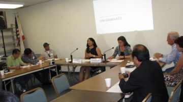 Verónica Gutiérrez, vicepresidenta de asuntos públicos  de Edison, explica el plan.
