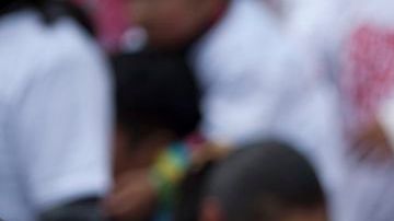 Un mitin de Enrique Peña en Atlacomulco, México.